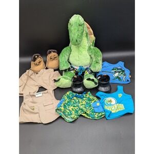 BABW Build a Bear Dinosaur SPINOSAURUS Plush Stuffed Animal Safari Beach Outfits
